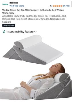 Wedge pillow for post op surgery
