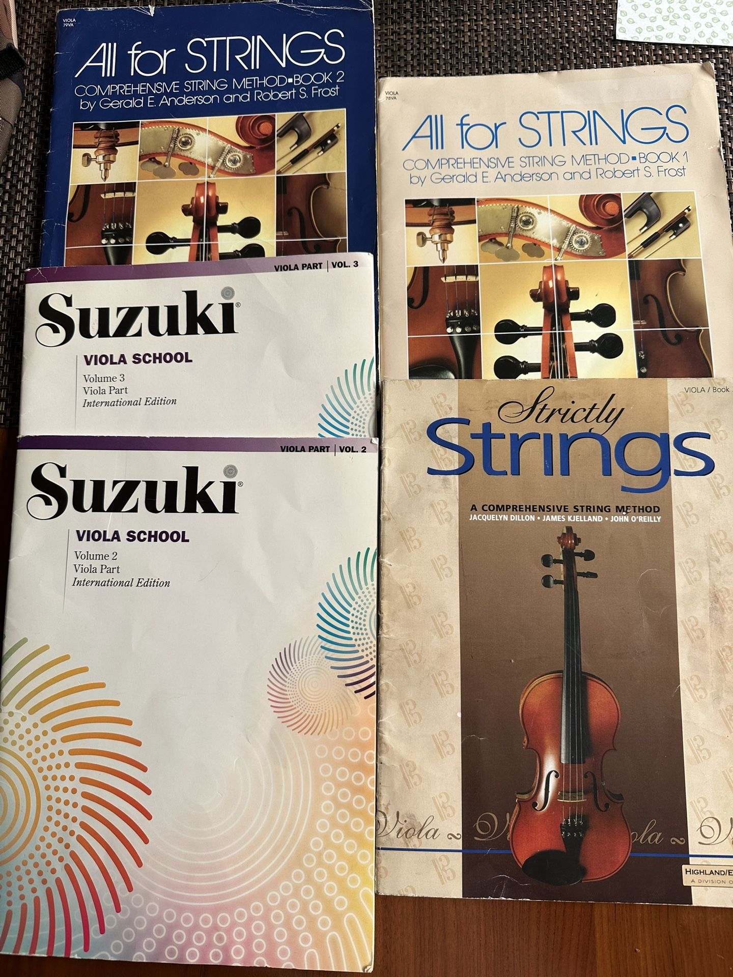 Music Books For Viola
