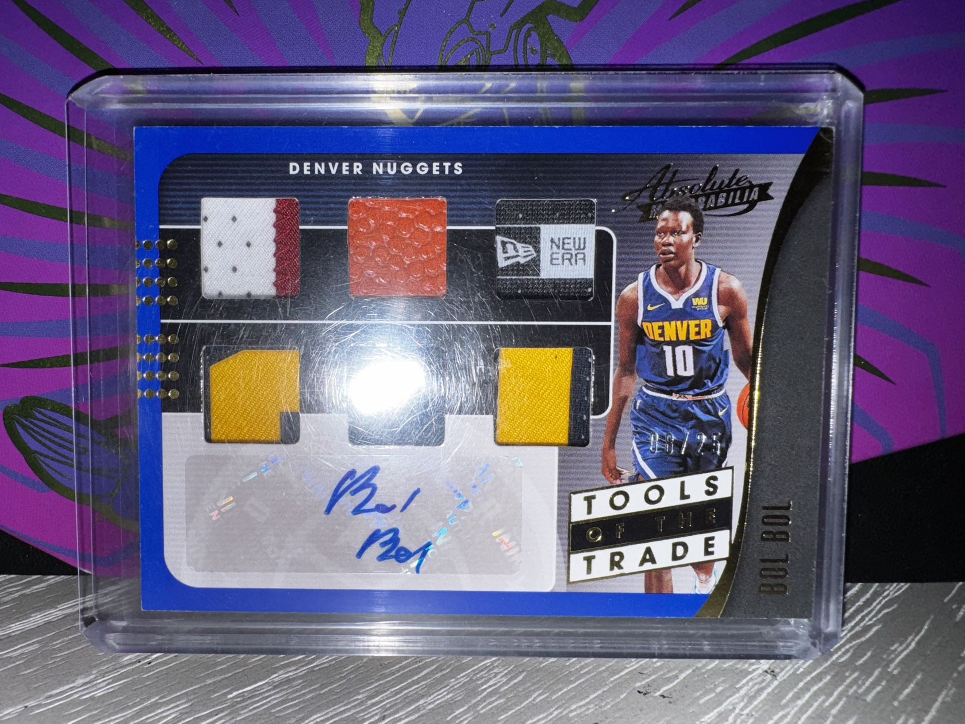 2019 Absolute Bol Bol /25 Rookie 6-patch Autograph