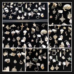 Sterling Silver Pendants And Charms.