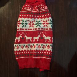 Brand New Dog Christmas Sweater Size Long M