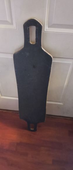 Rare long board Santa Cruz skateboard summoned design true collectible