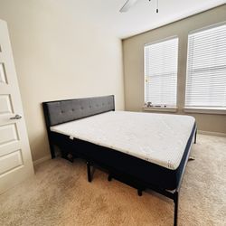 Mattress Firm Memory Foam Bed For Sale (free Frame)