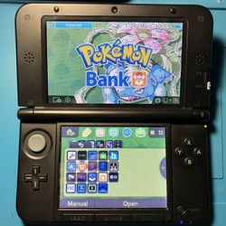 Nintendo Black 3DS XL - Custom Setup - 64GB 