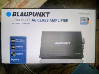 Blaupunkt 1700 watts 4 Ch Amplifier Brand New In The Box