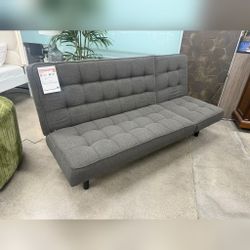 Dark Gray futon sofa bed 