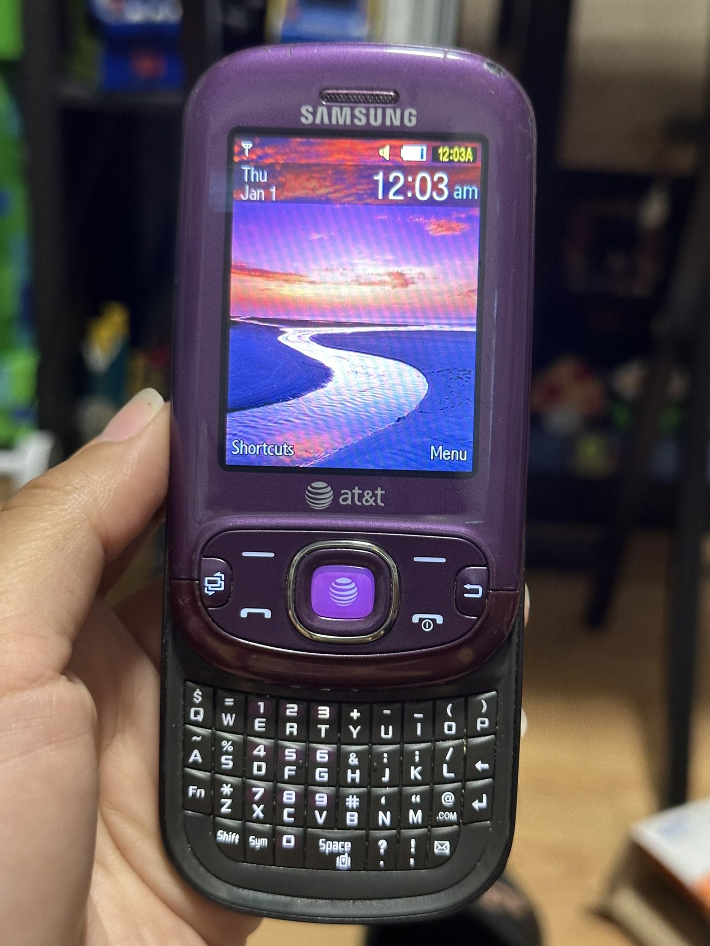 purple Samsung Strive SGH-A687 