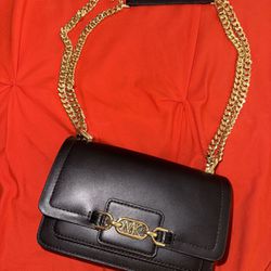 Authentic Black Leather Michael Kors Bag/purse
