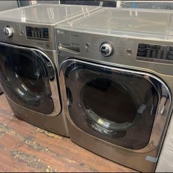 Lg Front Load Washer And Dryer Set Mega Capacity