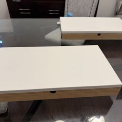 IKEA Monitor Stands W/ drawer