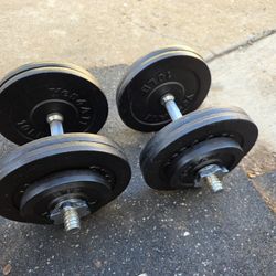 Adjustable Dumbbells With Plates