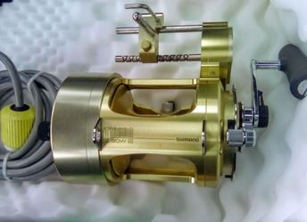 80w Shimano Tiagra Level Wind Electric Fishing Reel