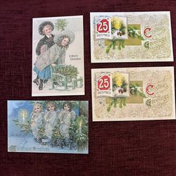 Vintage, Postcards, And Note Card