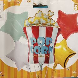 Pop Corn Movie Balloon Set 