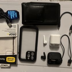 Phone Accessory Bundle + Smart Watch 