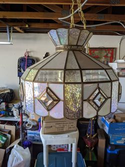 Stain Glass Ceiling Lamp