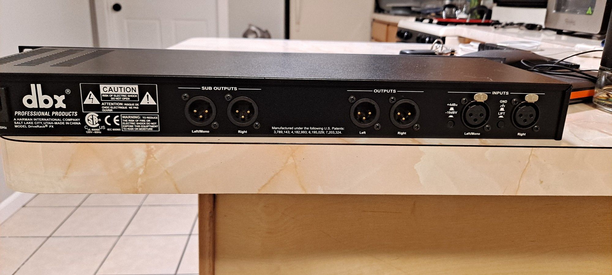 dbx DriveRack PX Powered Speaker Optimizer