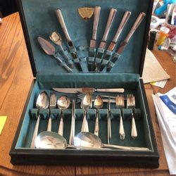 Silver Plate 61 Piece Serving Set