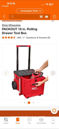 PACKOUT 19 in. Rolling Drawer Tool Box