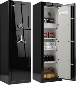 TIGERKING Fireproof Safe with Digital Lock, Heavy Duty Safes Box, 8.12 cu.ft Large Safe for Home