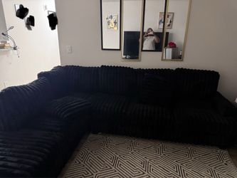 Black couch