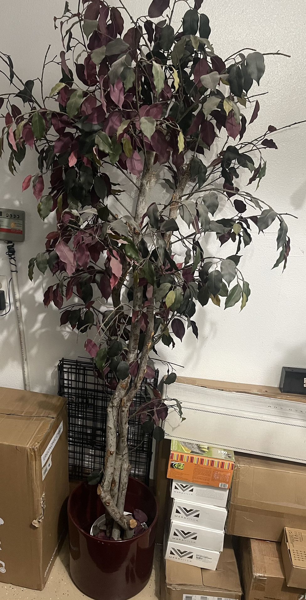 Artificial Trees With Planter- Set of 2