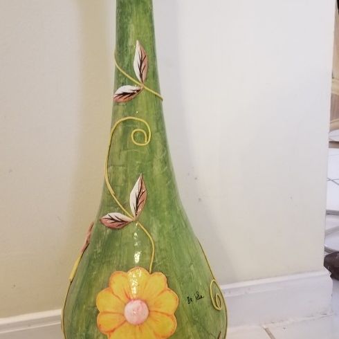 Vintage Vase By Artist De Sela