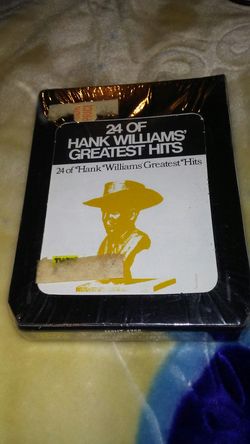 Hank Williams 8 track mint never played