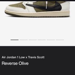 Air Jordan 1 Low x Travis Scott