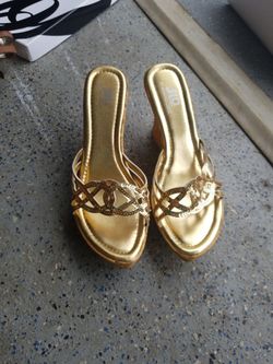 JLo Gold Shoes