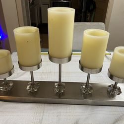 Tiered Pillar Candle Holder