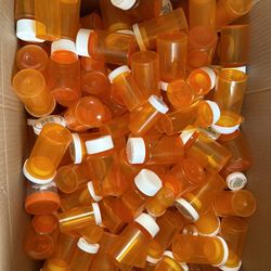 100 + Assorted Prescription Containers FREE.
