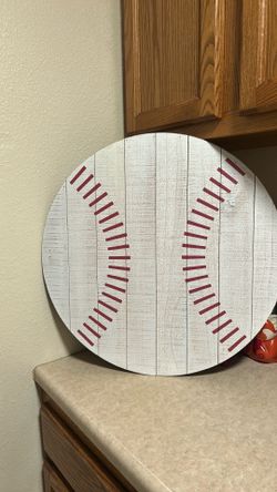 Large baseball decor