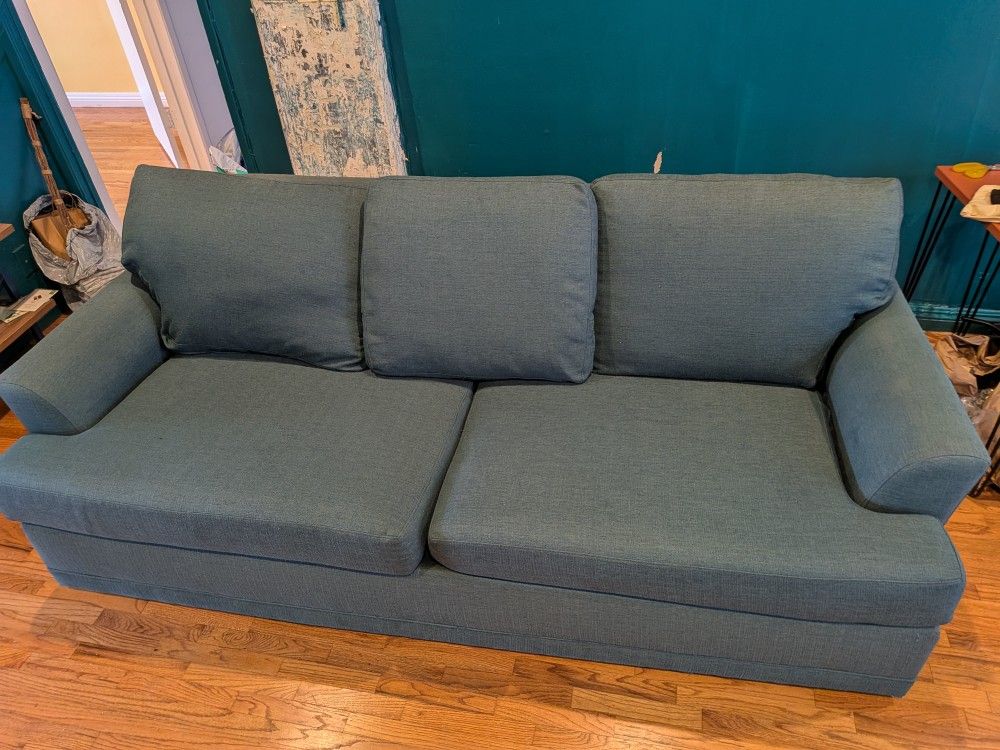 Large Teal Couch