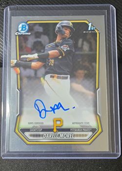 2026 Topps Bowman Chrome 1st Bowman Darell Morel Pirates Auto #CPA-DM