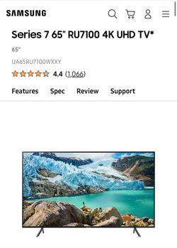 Samsung 65” 4K UHD Smart TV – Excellent Condition