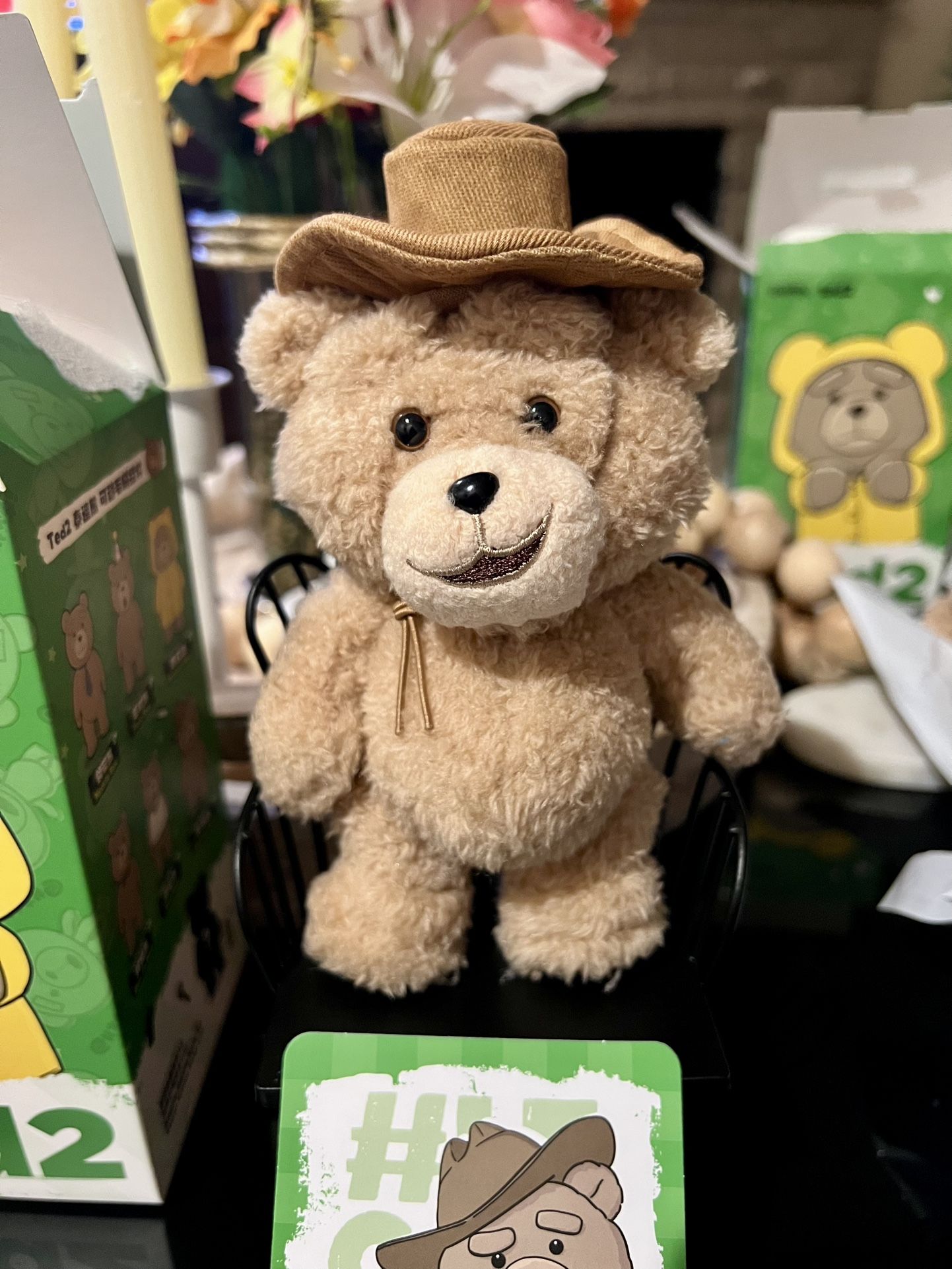 Ted2 Teddy Bear Action Plush Pendant Cowboybear