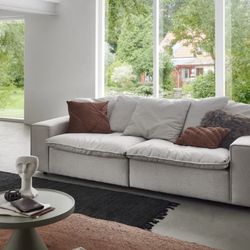 Kiel 2-Piece Modular Sofa 90.5" Linen-like Fabric