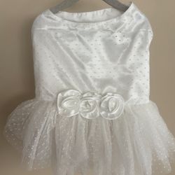 Dog Bridal Dress new with tags