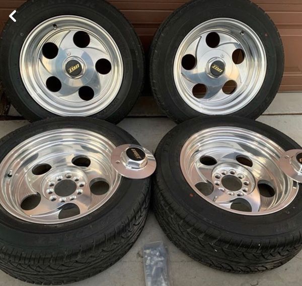 Universal 5 lug old school aluminum rims for Sale in Surprise, AZ OfferUp