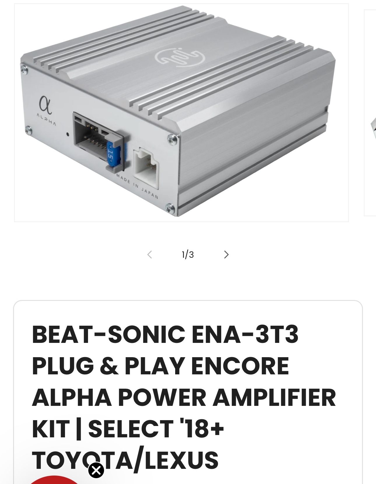 Beat-Sonic Amplifier