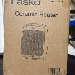 Indoor Electric Ceramic Space Heater with Tip-Over Safety Switch, Overheat Protection and Thermostat, 2 Speeds, 