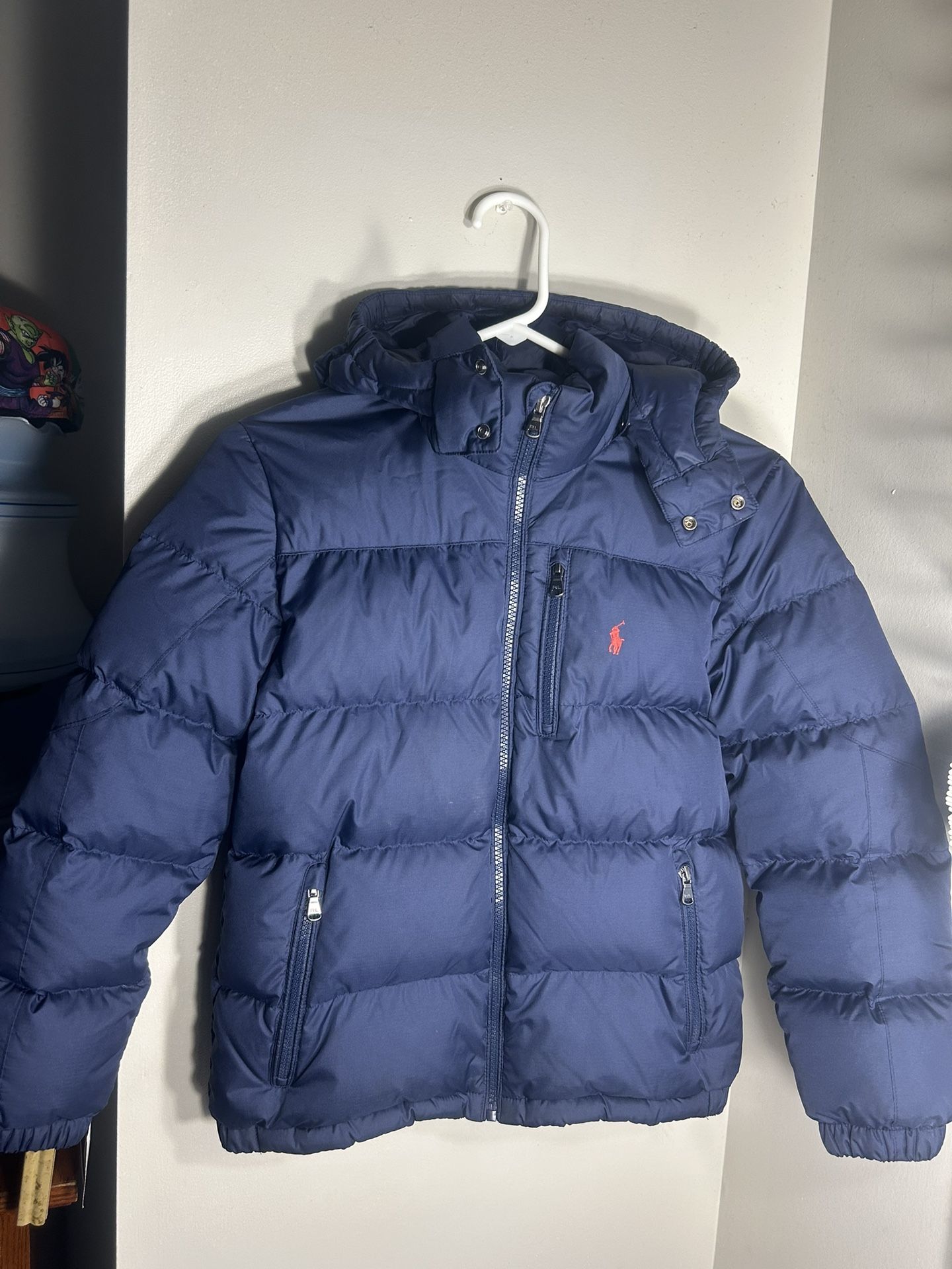 Polo Ralph Lauren Jacket Navy Blue Size 10/12 Pre-owned