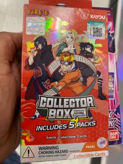 Naruto Kayou Collector Box Earth Scroll 5 Packs