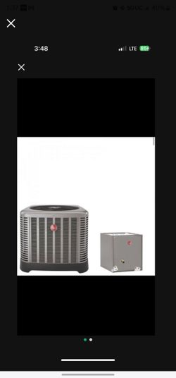 New - Rheem 3 Ton Condenser & Coil - 16 SEER