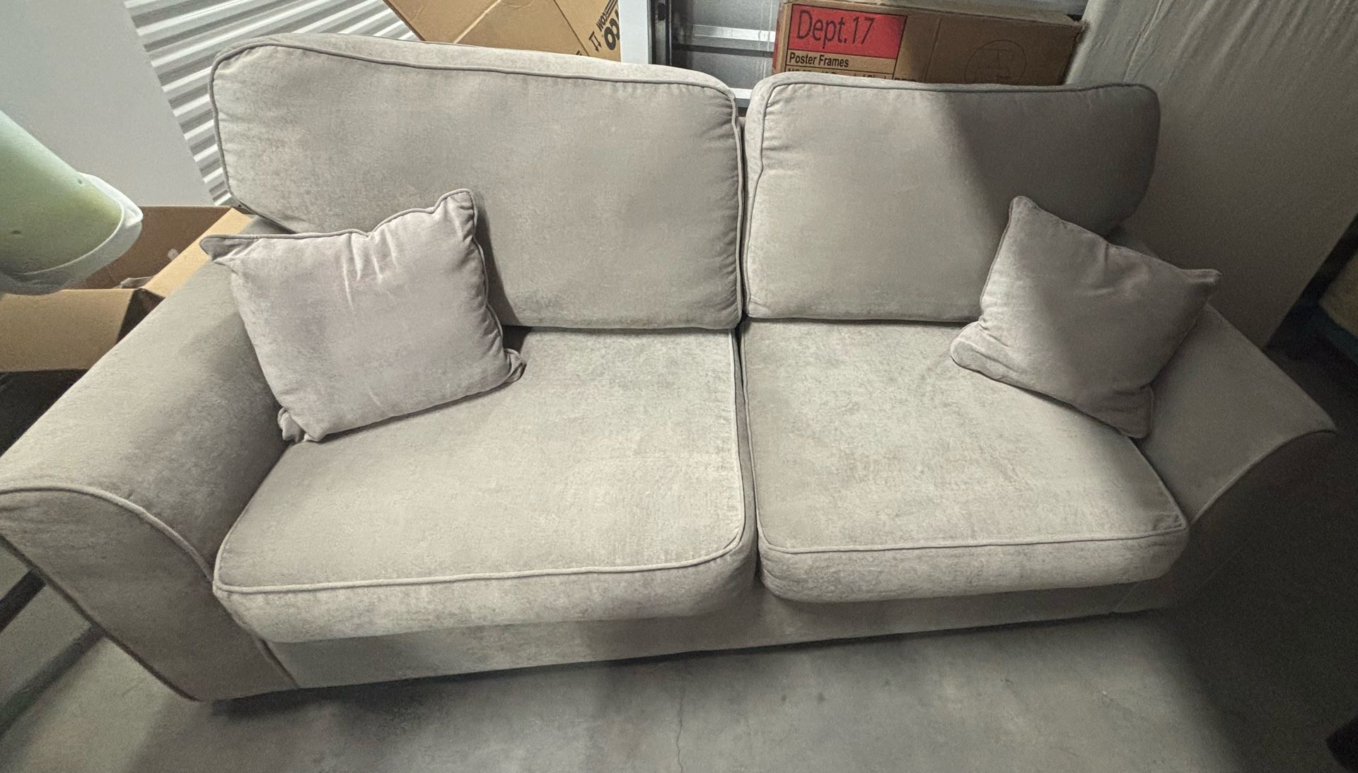 Like New • Full Sleeper Sofa • Light Grey • Very Good Condition