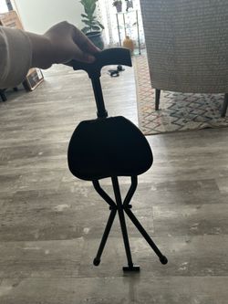 Cane with chair