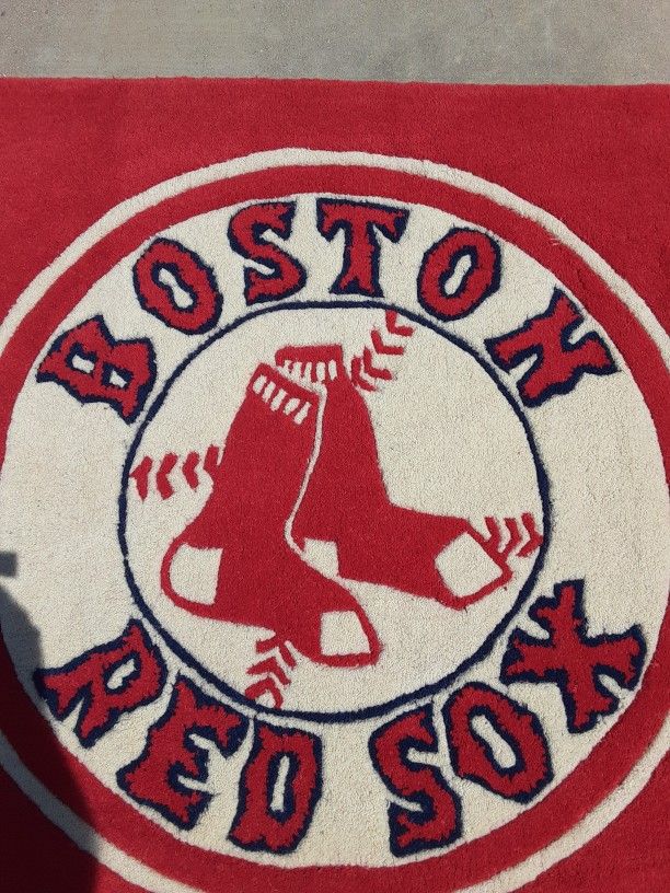Large Boston Red Sox Wall Rug.