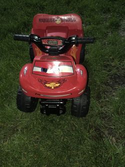 Lighting McQueen 4wheeler