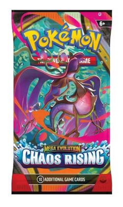 Pokemon Mega Evolution Chaos Rising Booster Pack